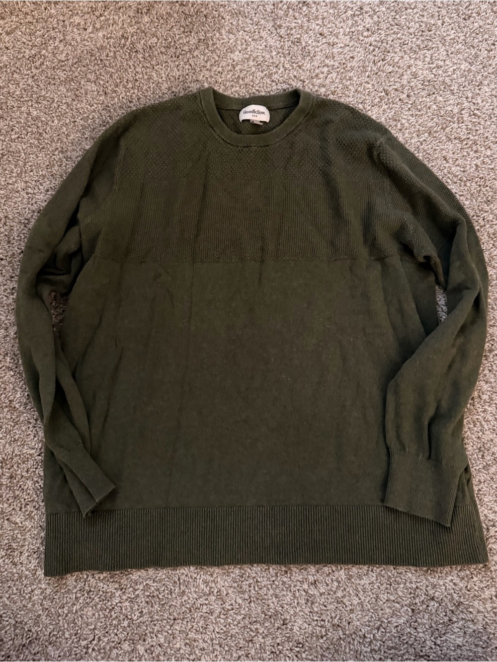 Goodfellow & Co Olive Green Crewneck Sweater- Men’s